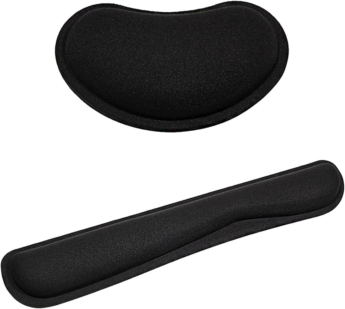 Keyboard en muismat set - zwart - ergonomisch ontwerp - verminder pols- en handpijn - ShopVlot