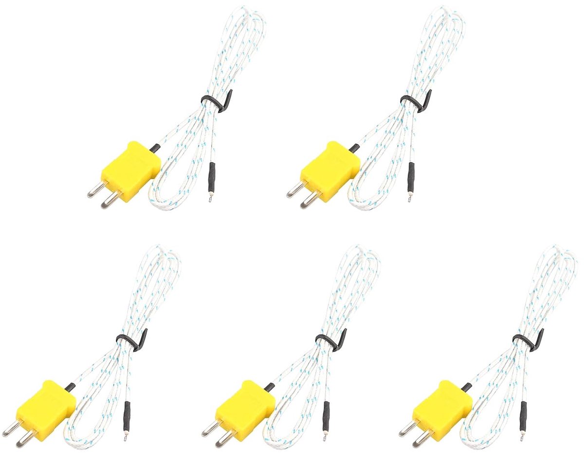 5Pcs Probe for K Type Sensor, Thermoelement Measuring Sensor And Measuring Instrument for Temperature Range from - ShopVlot