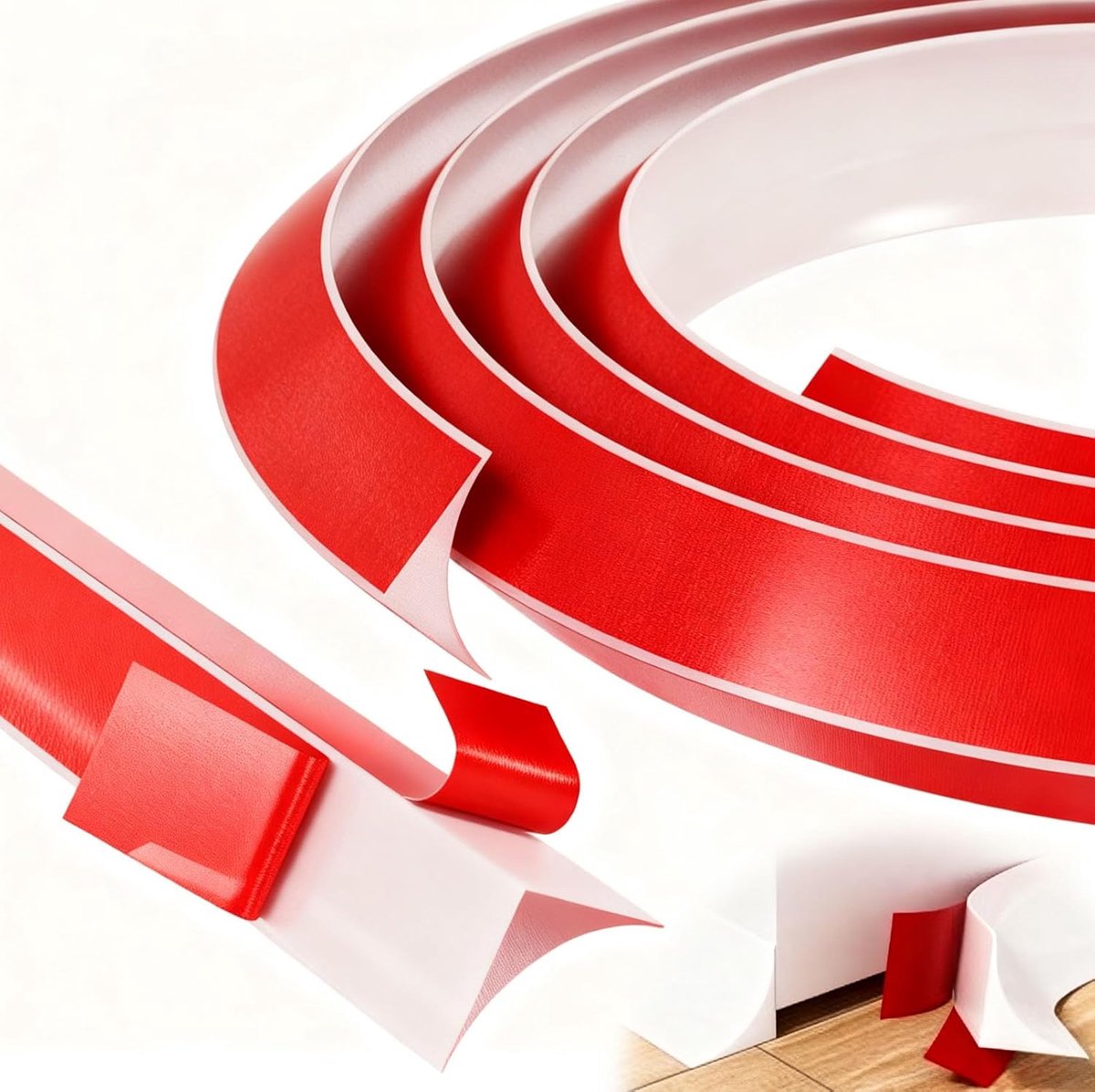 5m Flexible Ceiling Moulding White Self Adhesive Waterproof Wall Mouldings Ceiling Mouldings Triangular End Strip for - ShopVlot