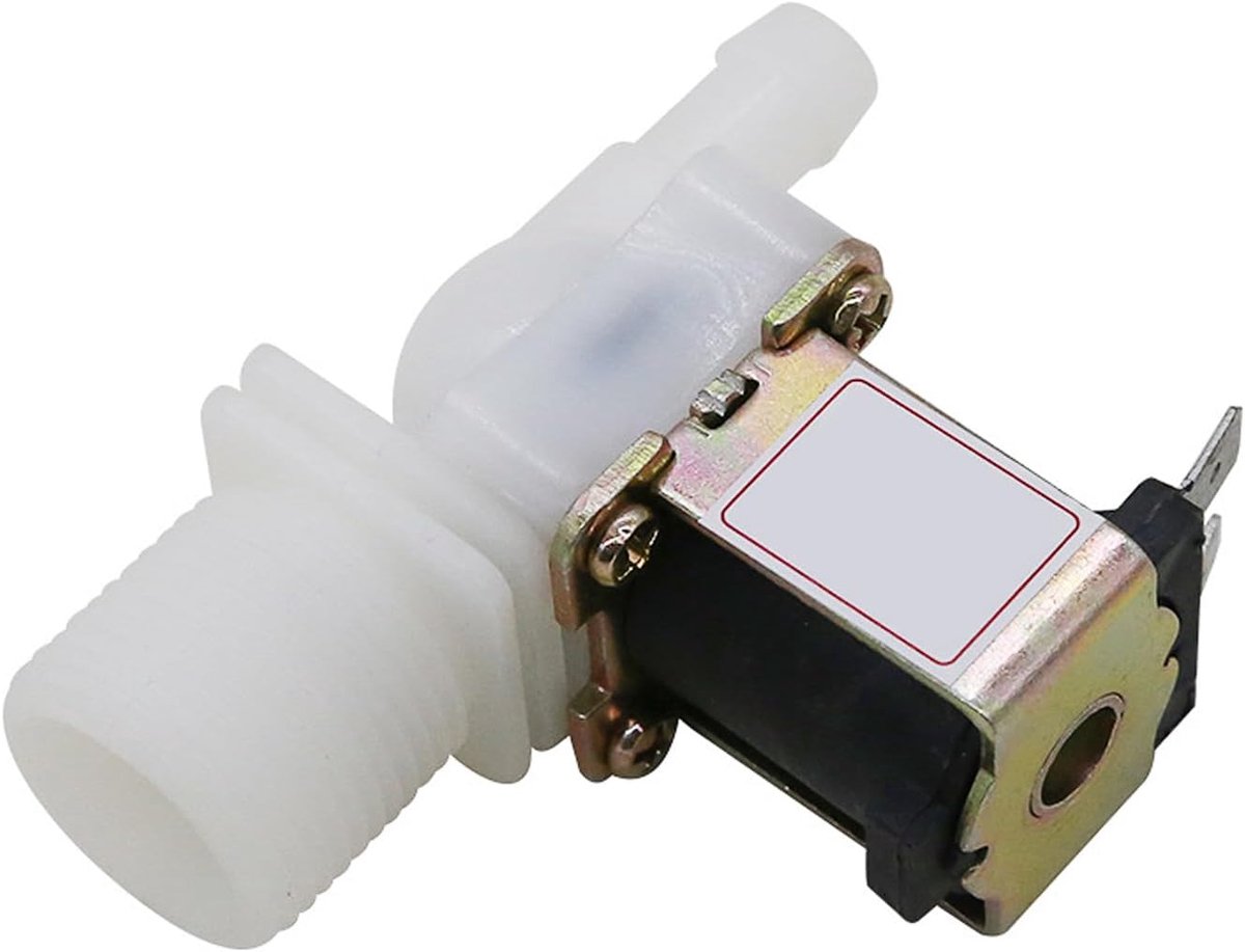 Water solenoïdeventiel G3/4 N/C - kunststof - elektrisch - veilig waterbeheer voor vaatwasser, wasmachine - ShopVlot