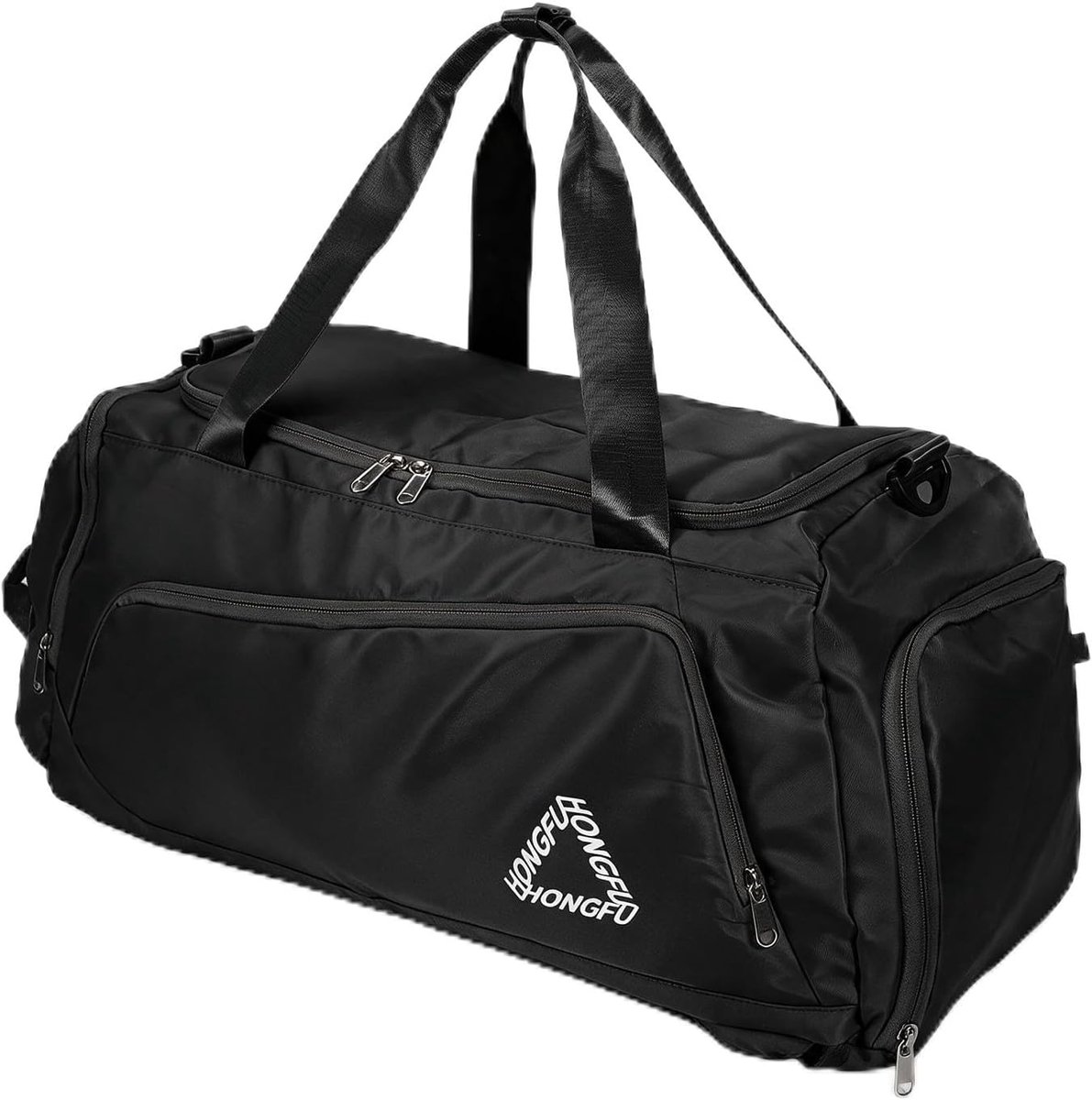 Sporttas 20-35 liter - Zwart, modern - Met schoenhouder en natte tas - Ideaal voor sport en dagelijks gebruik - ShopVlot