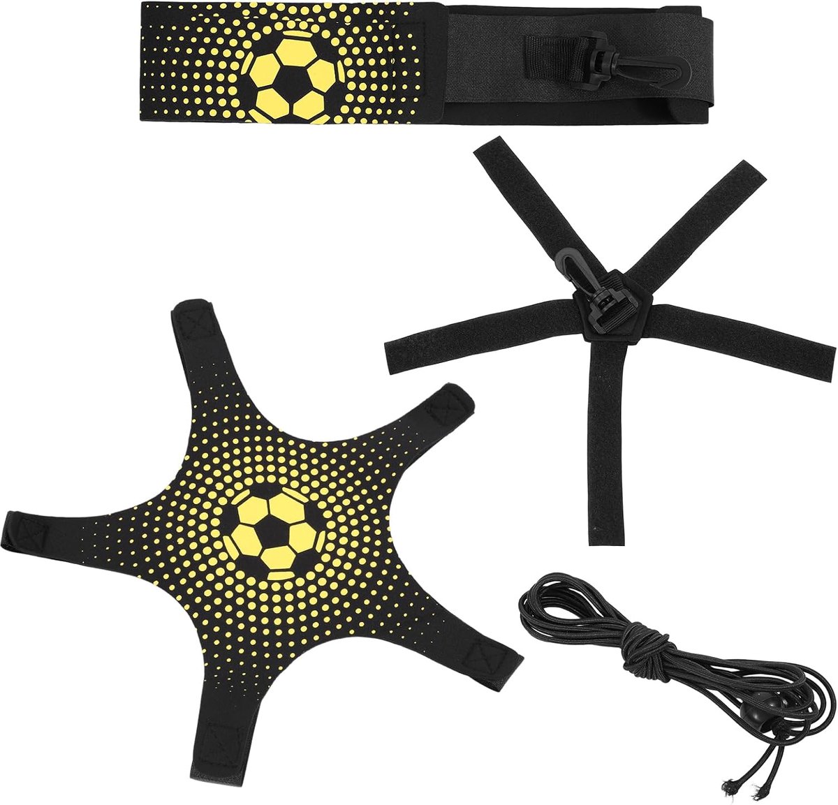 Voetbaltrainer 2-in-1 - Elastisch en verstelbaar - Riem met polsband - Verbeter coördinatie en controle - ShopVlot