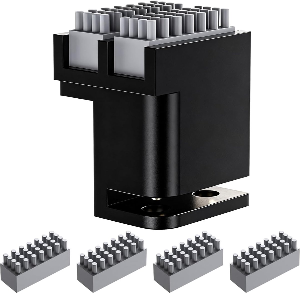 Nozzle borstel reinigingskit - 4 stuks siliconen borstels - voor Bambu Lab P1P/P1S/X1/X1E 3D printer - ShopVlot