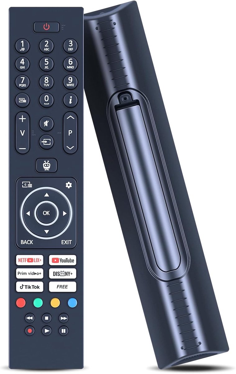Afstandsbediening voor Panasonic HD-LED Smart TVs - Vervangend type - Geen programmering nodig - Direct gebruiksklaar - ShopVlot