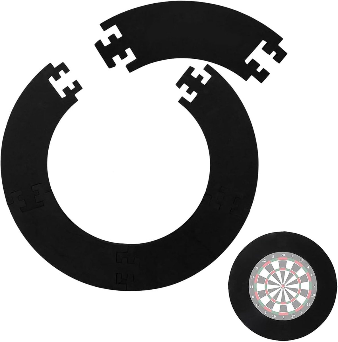Dartbord beschermring 45 cm - muurbeveiliging - universele compatibiliteit - voorkomt schade aan muren - ShopVlot