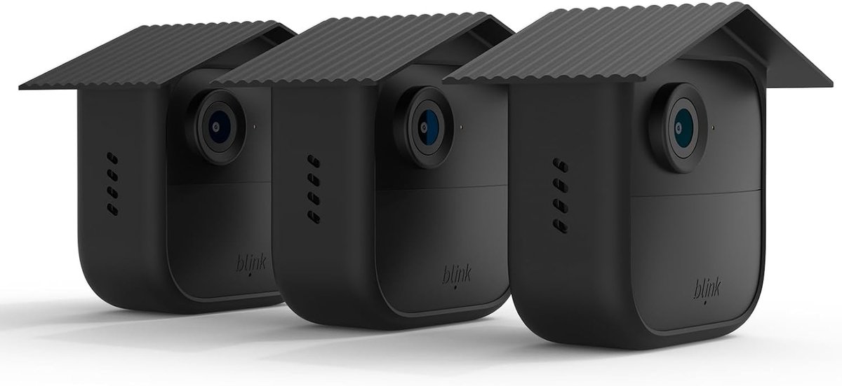 Siliconen hoes voor Blink Outdoor 4 - krasbestendig - volledige bescherming - 3 stuks - ShopVlot