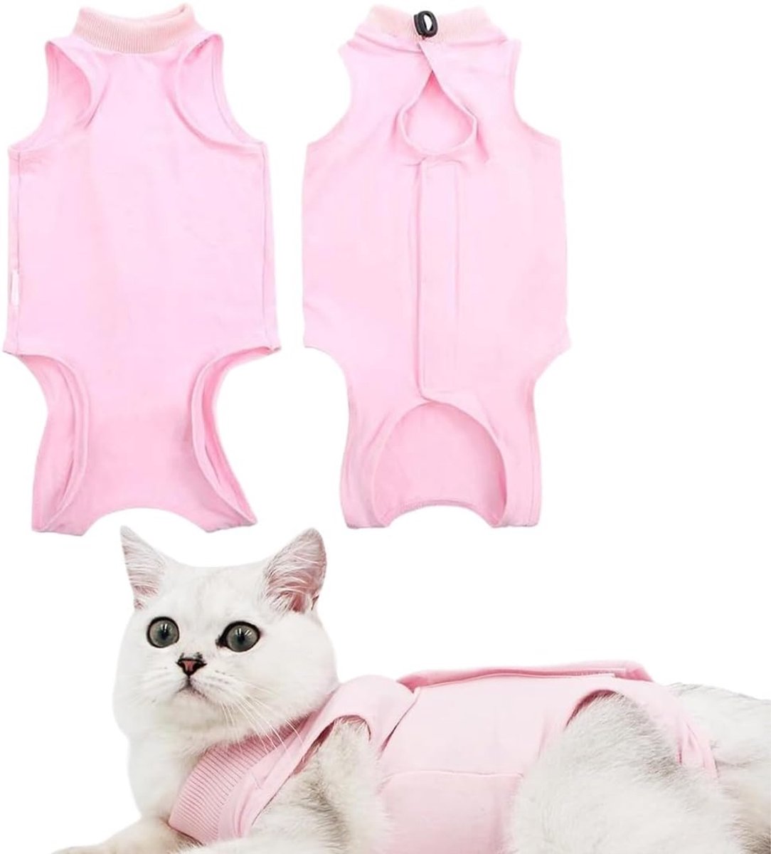 Kat herstelpak 2-4kg - comfortabele stof - postoperatieve bescherming - ideaal alternatief voor halsbanden - ShopVlot