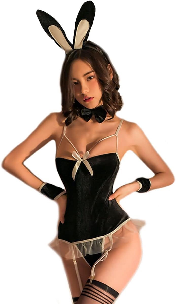 Bunny kostuum dames - sexy bodysuit - anime cosplay - perfecte outfit voor feesten - ShopVlot