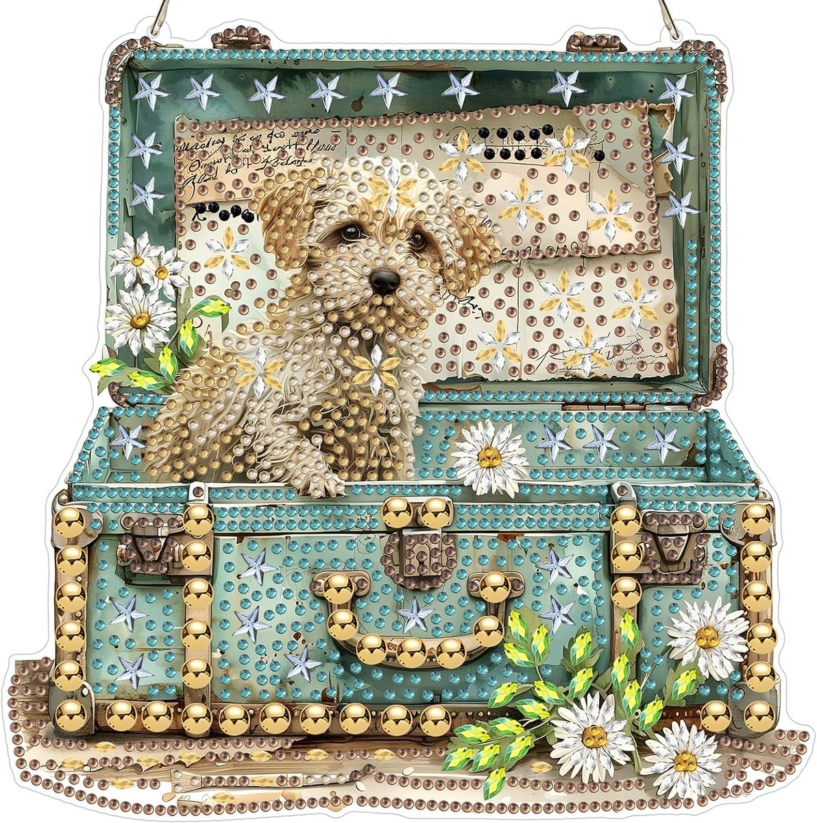 Diamond schilderen set - 5D DIY dieren - Hangend suncatcher - Creatieve ontspanning voor volwassenen en kinderen - ShopVlot