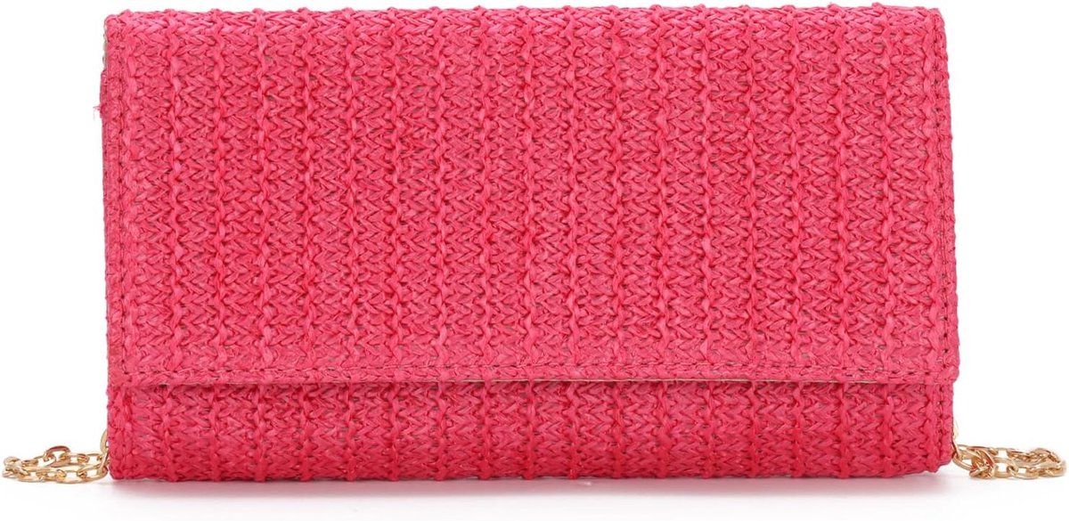 Clutch tas - Raffia - Zomer strand schoudertas - Perfect voor avondjes uit - ShopVlot