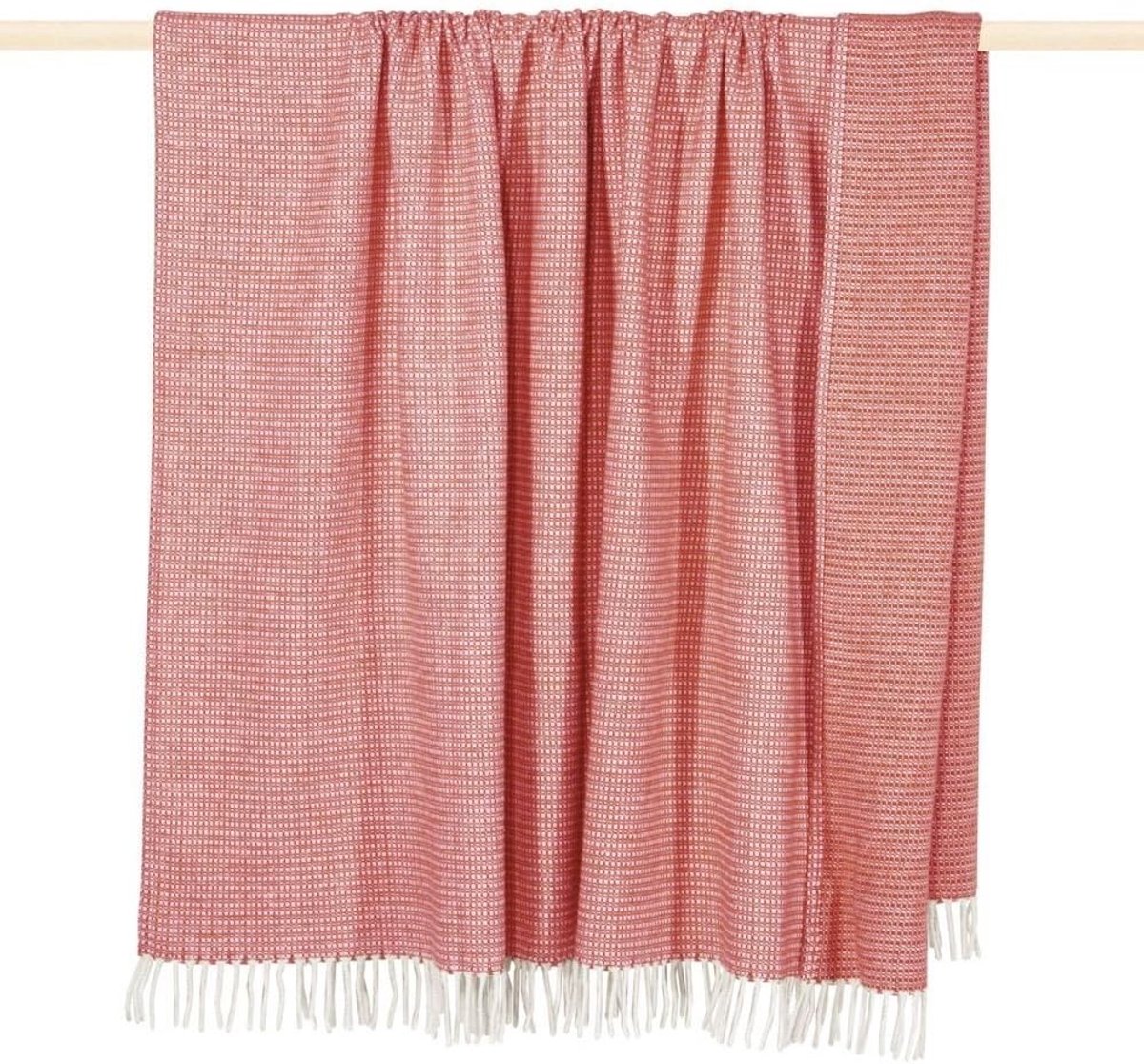 wollen plaid 130x170 cm - 50% katoen - 50% acryl - wasbaar op 30°C - ShopVlot