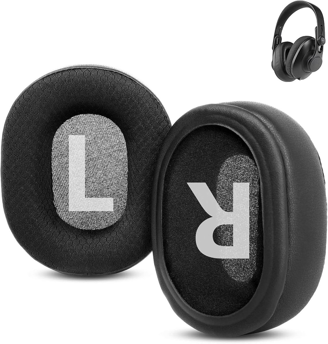 Ear Pads Replacement Compatible with AKG K361 K371/BT Studio Headphones Replacement Ear Pads with Breathable Fabric - ShopVlot