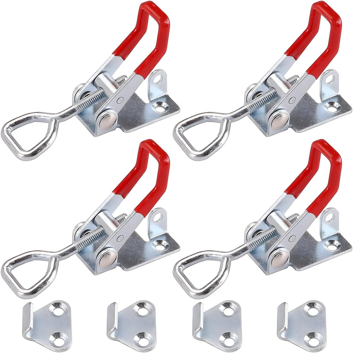 Stainless Steel Tension Clasp, 4 Pieces Snap Closure GH-4002 Board Wall Clasp, Chest Clasp, Knee Lever Tensioner - ShopVlot