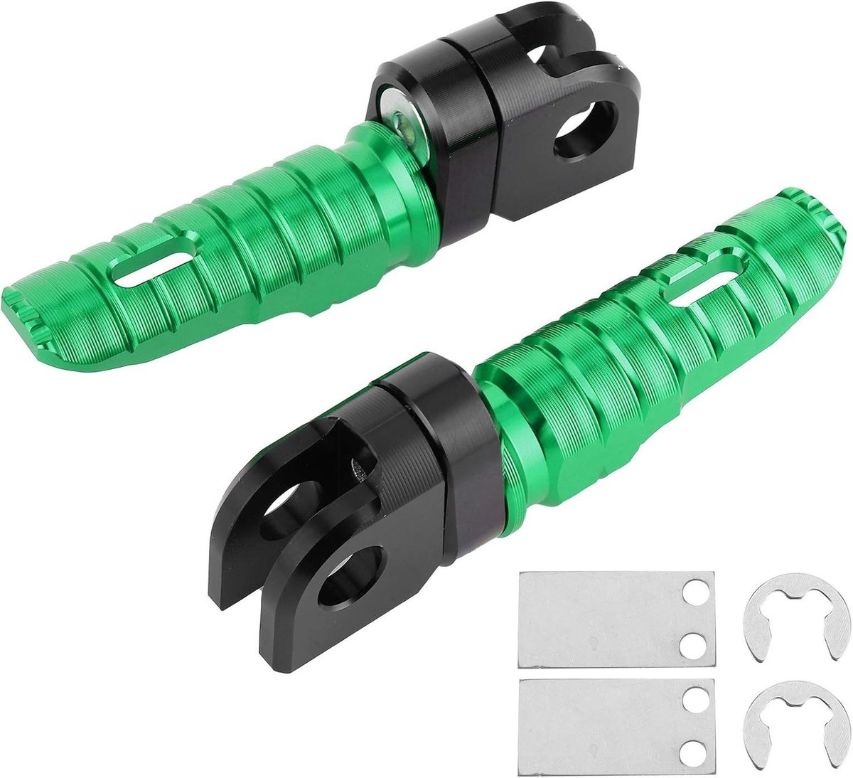 Voorste voetsteun pedalen van aluminium legering voor motorfiets conversie - Geschikt voor Ninja Z125, Z250, Z400 en Z900 - Blauw en groen