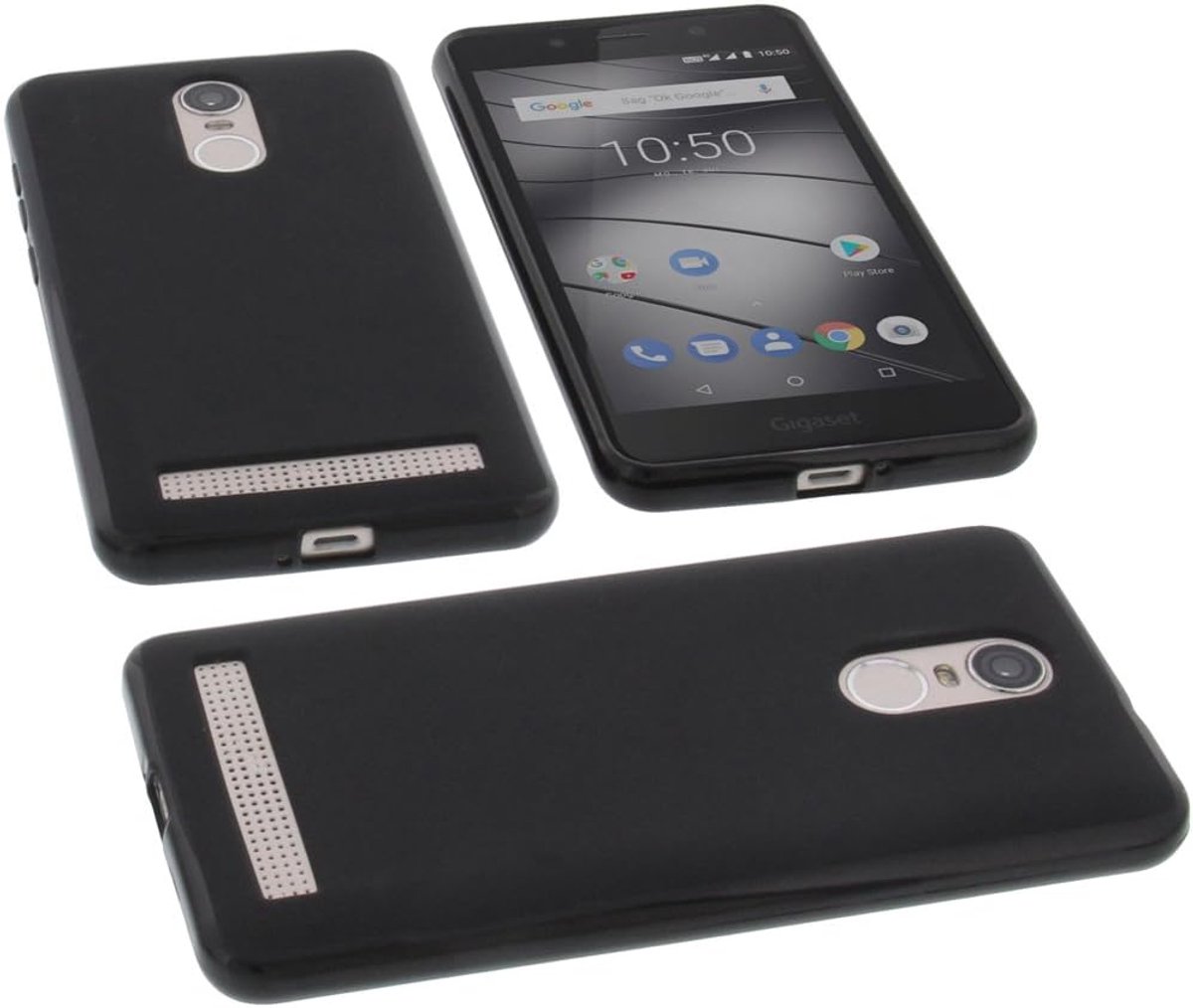 Case Compatible with Gigaset GS180 Rubber TPU Protection Mobile Phone Case Black - ShopVlot