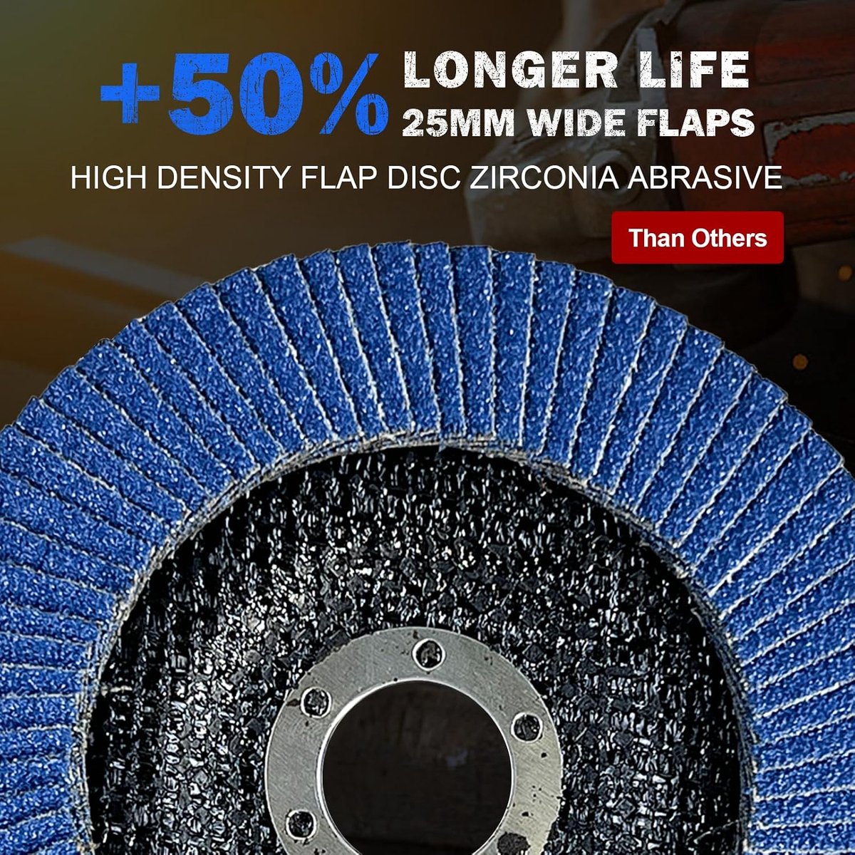 Fan Disc, 125 mm, Angle Grinder, 80 Grit, Pack of 20 for Metal, Wood and Steel, Fast and Precise T29 Cutting with - ShopVlot