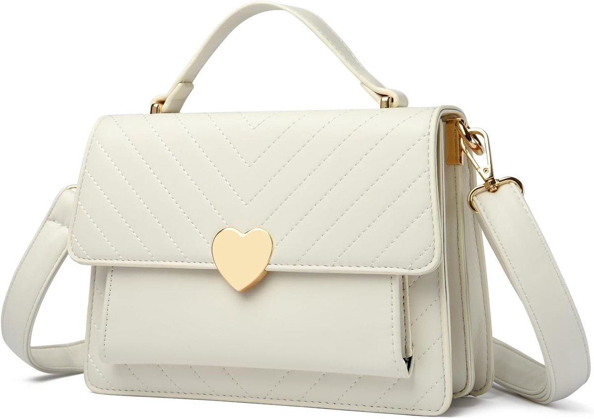 Travistar Women's Handbag Shoulder Bag Medium Crossbody Bag Multiple Pockets Evening Bag with Removable Shoulder Strap - ShopVlot