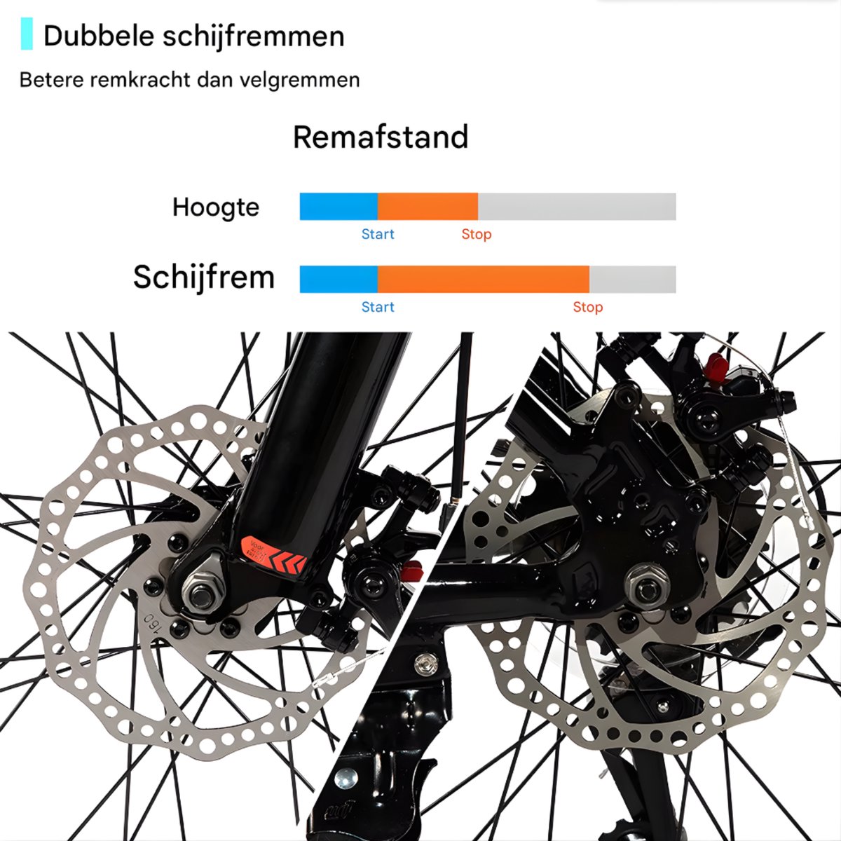 Happiq Mountainbike - Voor heren en dames thumbnail 3