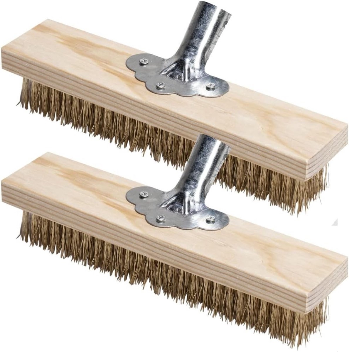 Draadborstels - Staal - 30 cm - Robuuste Metalen Houder - Voor Tuin en Terras