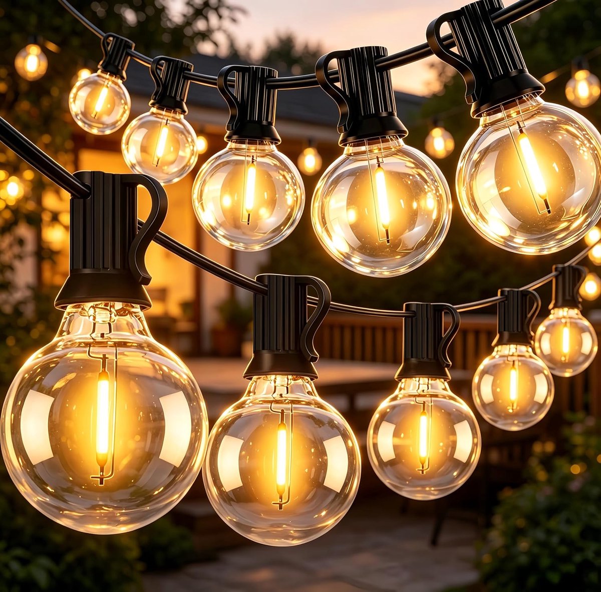 Fairy Lights Outside 36M, IP45 Waterproof and Unbreakable - Connectable Garden Lights with 60+2 Plastic Lamps, 2700K - ShopVlot