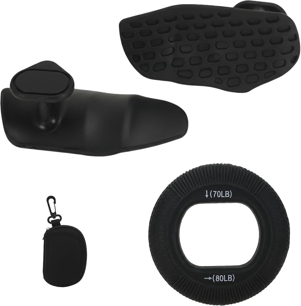 1 Pair of Non-Slip Gym Grips, Strength Sports Grips for Powerlifting, Pull-Ups, Bodybuilding, Fitness and Cross - ShopVlot