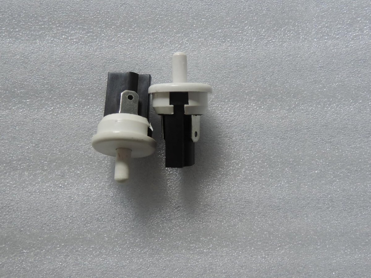 Push Button Switch, Normally Closed, for Door Lighting, White and Black, PBS-35, 3A-250V, for Wine Cabinet - ShopVlot