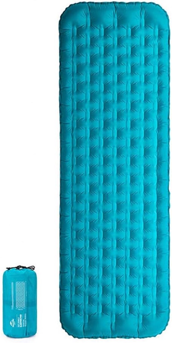 3D Sidewall Inflatable Sleeping Mat, Fast Filling Air Camping Mat Comfort Lightweight Single Camping Mattress, Outdoor - ShopVlot