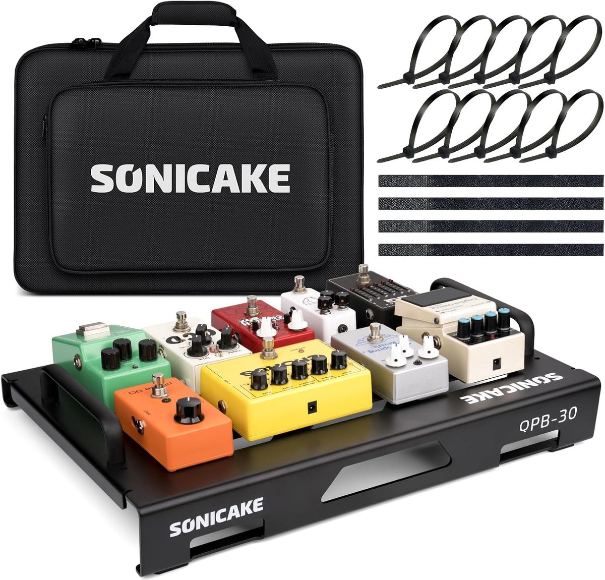 SONICAKE Guitar PedalBoard (L Pedal with Pocket) - ShopVlot