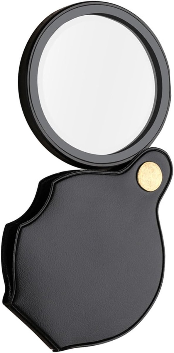 Mini Loep - Transparant - 70 mm - Opvouwbare Leesloep van ABS en Glas - Voor Boeken en Hobby's