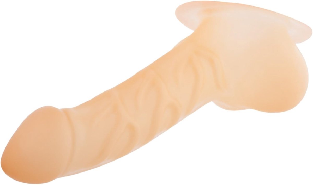 Latex sleeve 14 cm - semi-transparant - anatomisch gevormd - voor intense momenten - ShopVlot