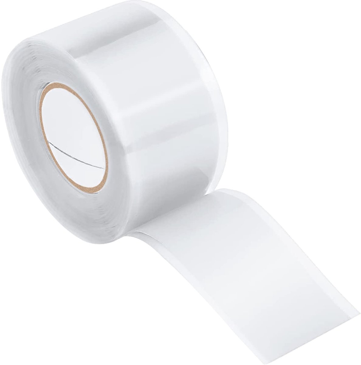Silicone tape 3m x 2.5cm - wit - zelfklevend - waterdicht en hittebestendig - ShopVlot