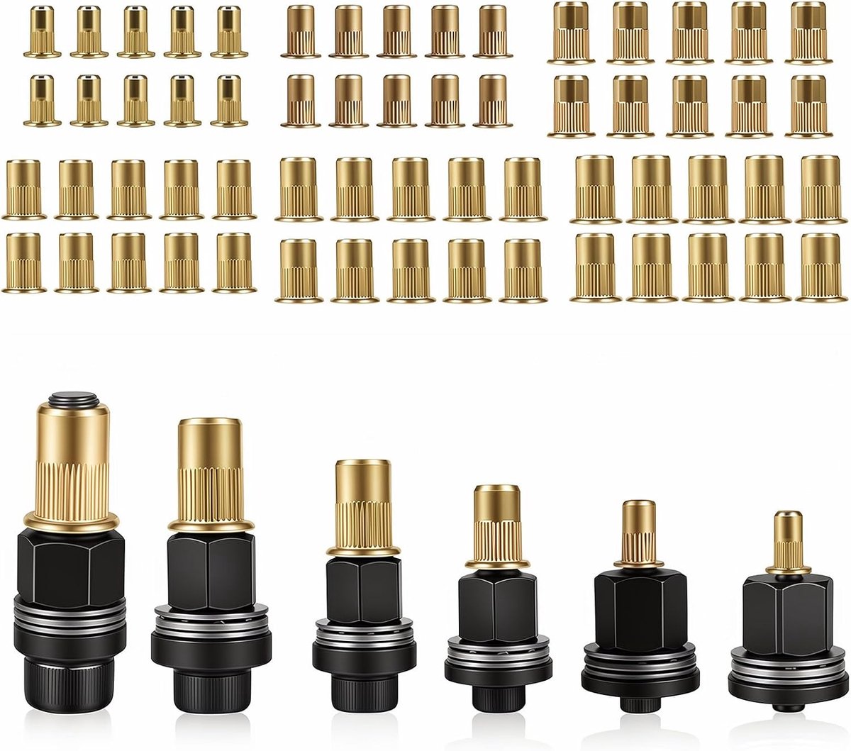 Persmoertang set 6-delig M3 M4 M5 M6 M8 M10 - hoogwaardig koolstofstaal - uitstekende slijtvastheid - ShopVlot