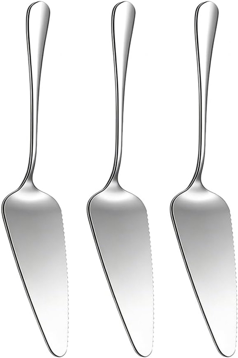 Taartschep set 3 stuks - roestvrij staal - elegant design - perfect voor serveren - ShopVlot