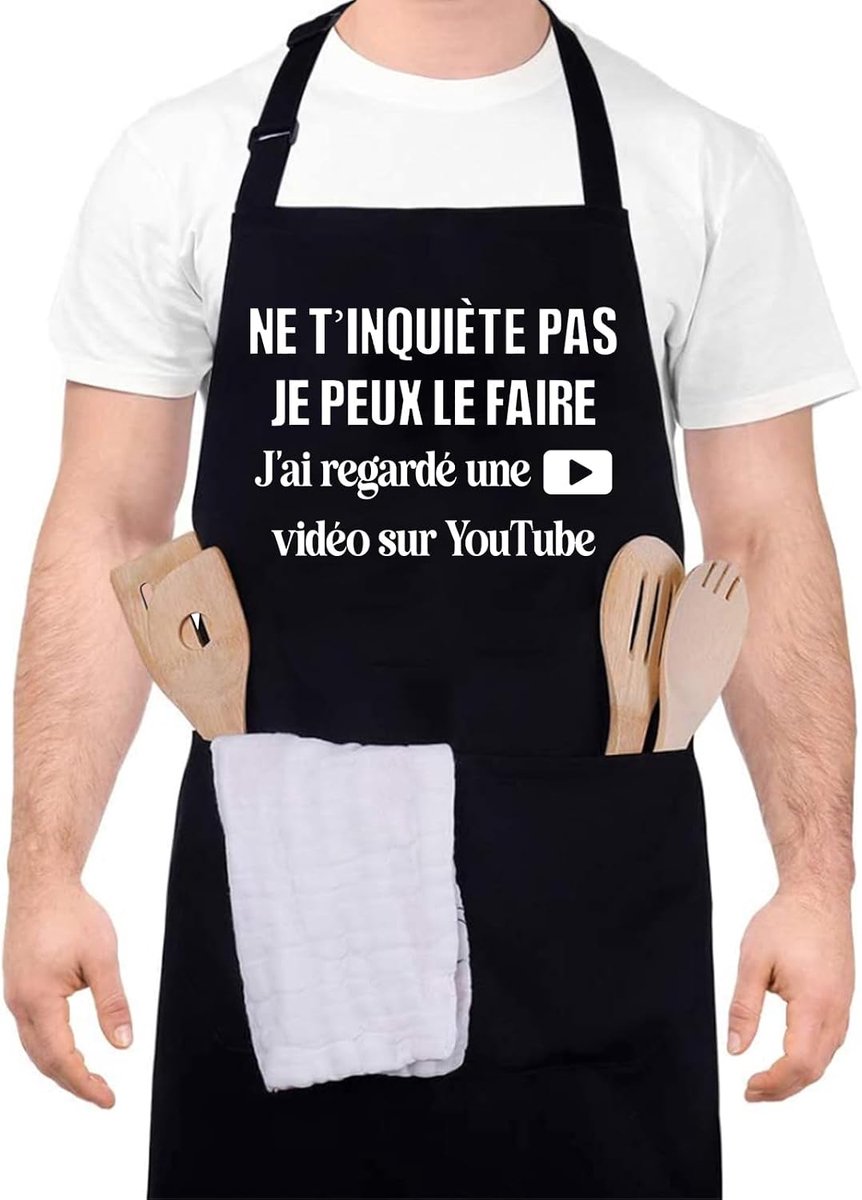 Keuken Schort voor Mannen en Vrouwen - Waterdicht - Verstelbaar - Ideaal voor Koken, Tuinieren, Grillen - ShopVlot