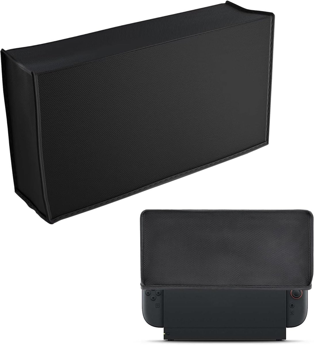 SnelShoppen - Stofhoes voor Console, Krassenbestendige Cover, Beschermhoes, Dikke Stof, Precieze Snit, Eenvoudige Toegang Tot Kabelverbinding, Zwart