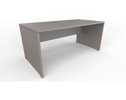 FBasic Office desk made of wood - Stone Grey - 180 x 80 x 74 cm - ShopVlot