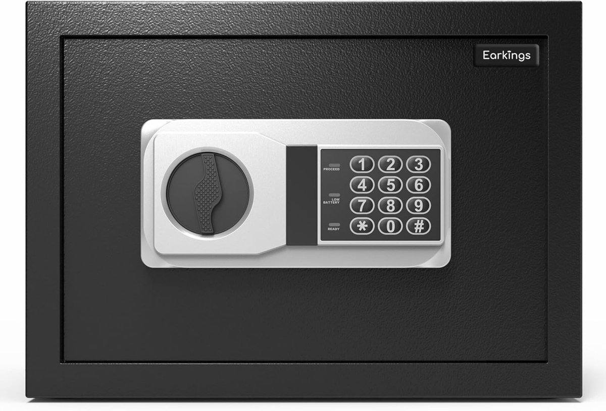 Safe 25x35x25cm with Combination Lock - Safe Electronic Cash Box - ShopVlot