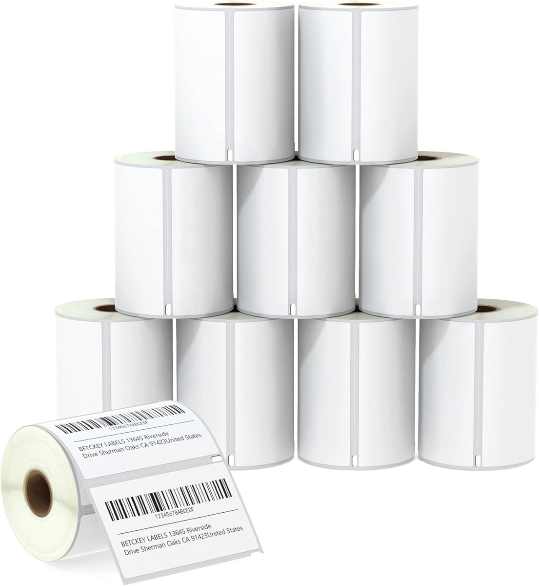 BETCKEY - Labels Replacement for DYMO S0947420, 102mm x 59mm, 5750 High Capacity Shipping Labels Compatible with - ShopVlot