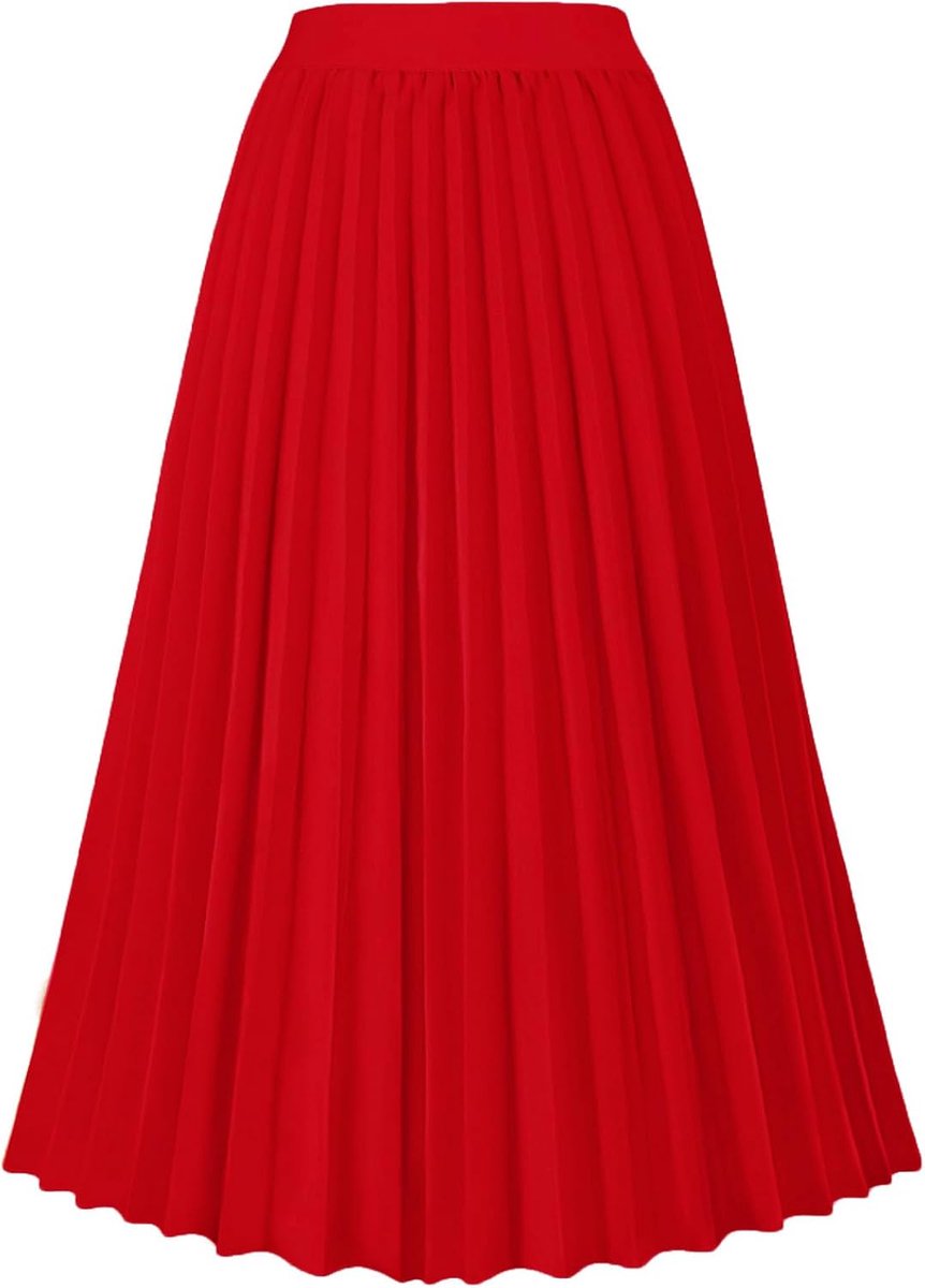 Vrouwen Plissérok - Midi - Zacht materiaal - Perfect voor de zomer - ShopVlot
