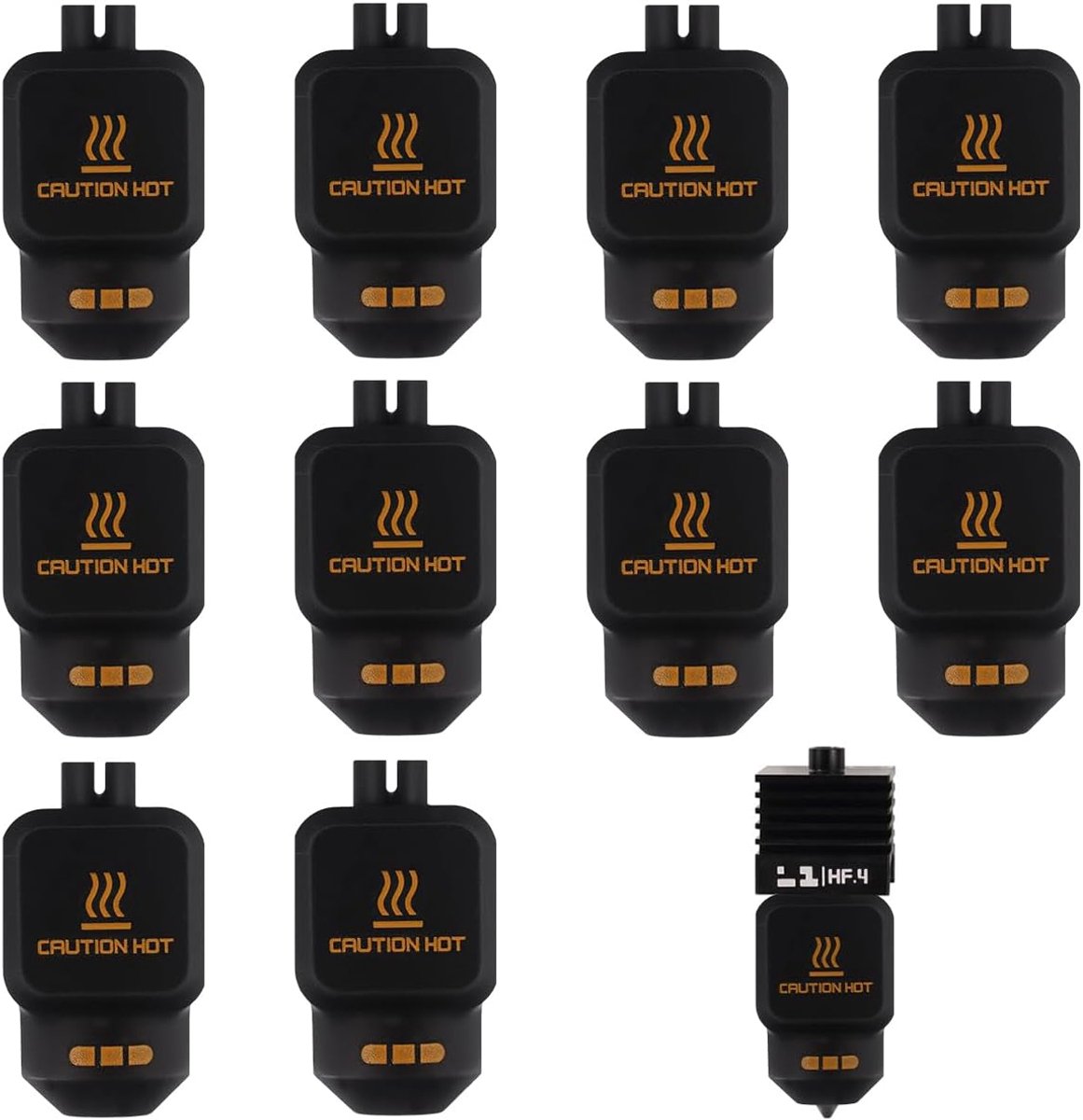 Verwarmingsblokafdekking 3,1 x 1,8 cm - siliconen - hoge temperatuurbestendigheid - beschermt hot-end van 3D-printer - ShopVlot