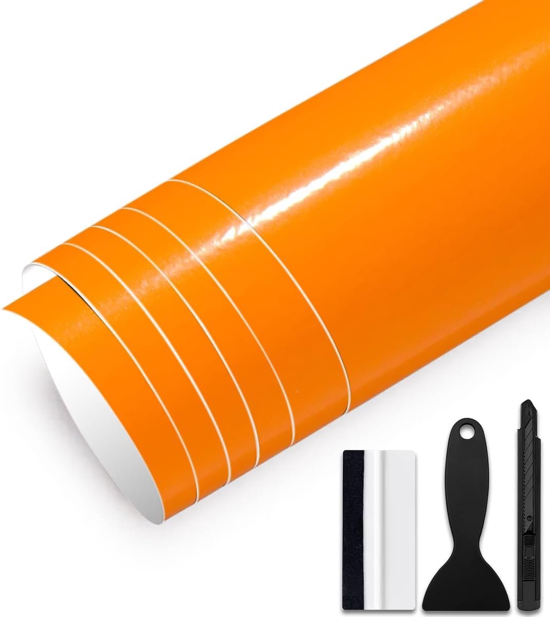 Self Adhesive Car Film 30cm x 150cm - Glanzend PVC - Bubble-free - Voor motorfiets en fietsen - ShopVlot