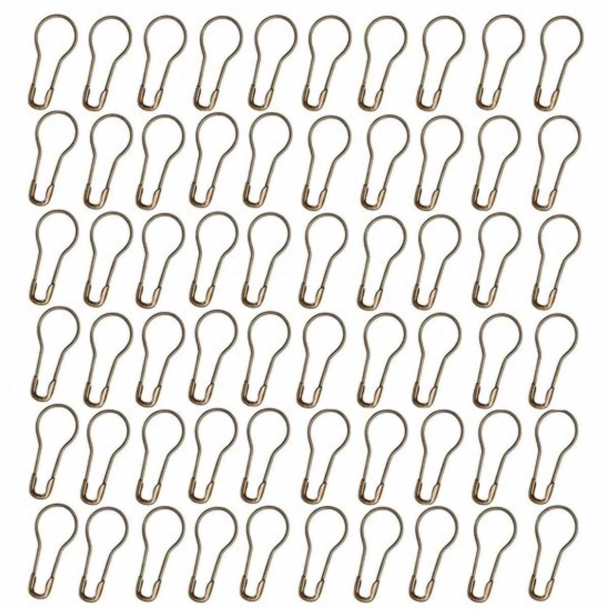 Veiligheidsdraadpins 500 Stuks - Perenvormige Naalden - Handwerk Pins - Kleding Tags - Hoogwaardig Metaal - Roestvrij en Duurzaam - Veiligheidspennen