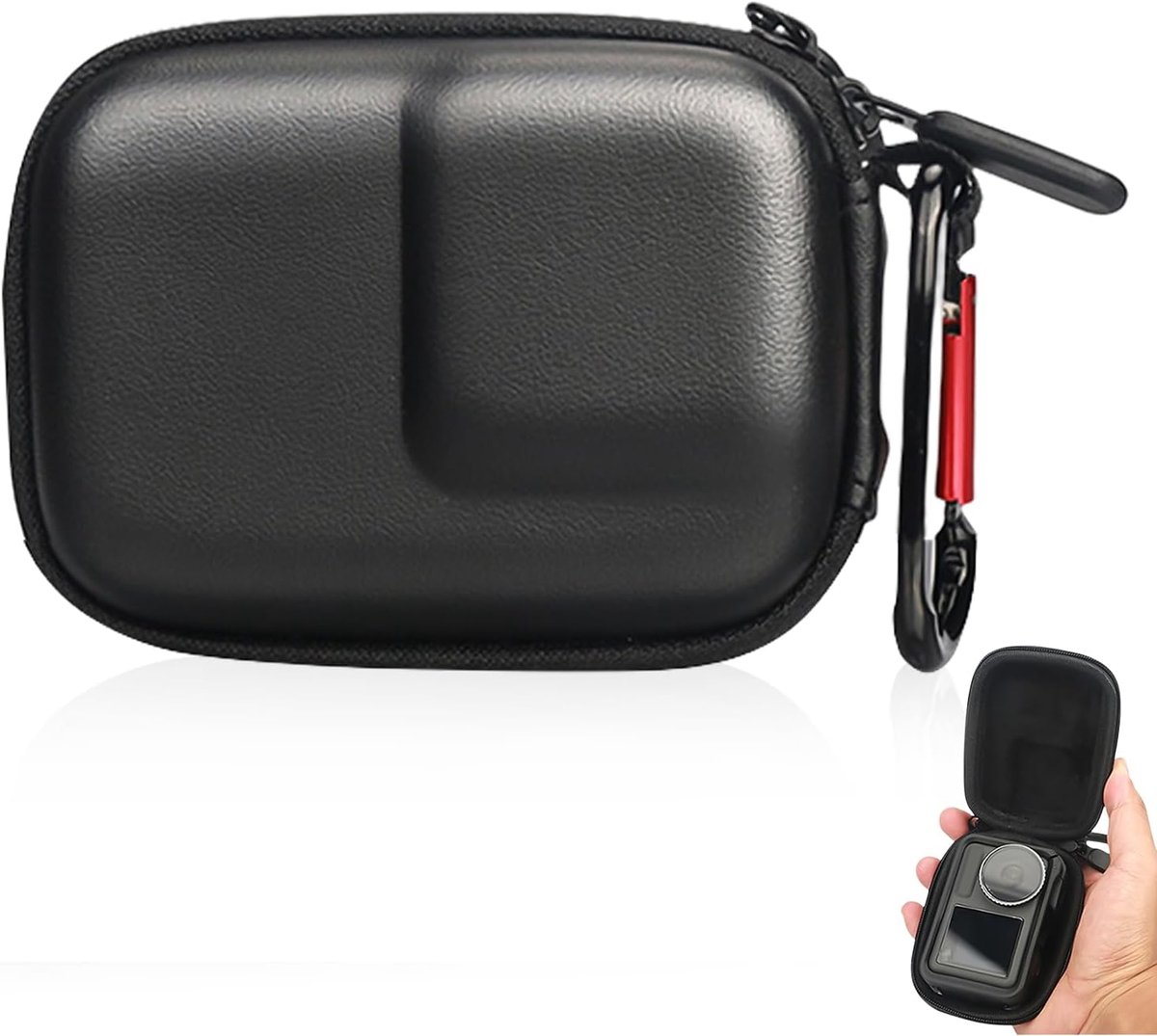 Hard Case voor Insta360 Ace Pro/Ace Action Camera - Robuuste PU Buitenkant - Ideaal voor Bescherming - ShopVlot