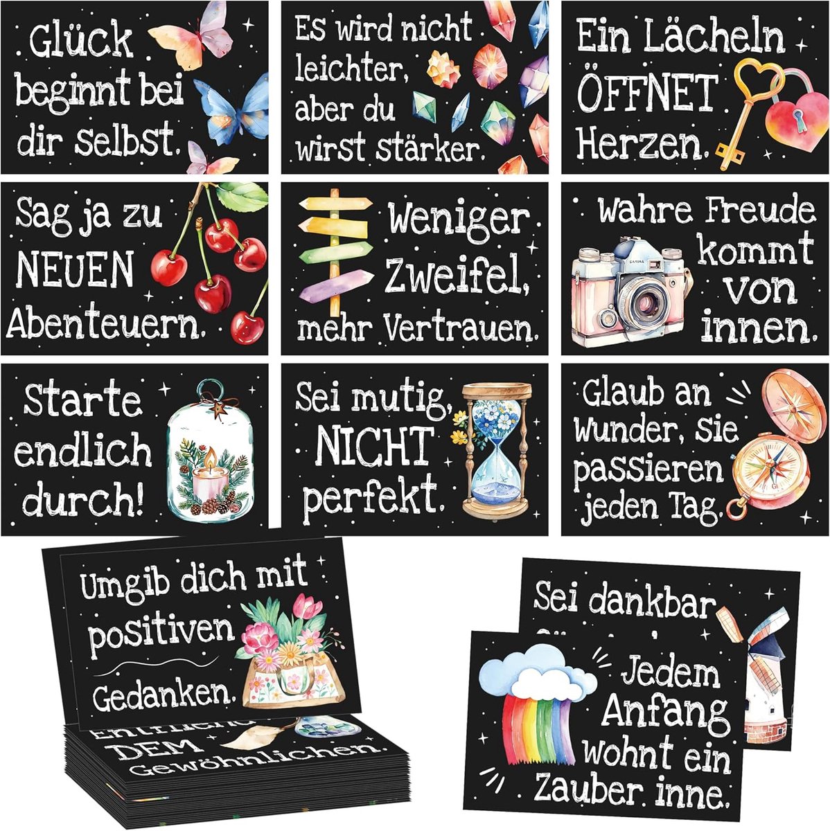 Proverbs kaarten voor motivatie - kleine sayings - verrassing voor vrienden - inspiratie in elke situatie - ShopVlot
