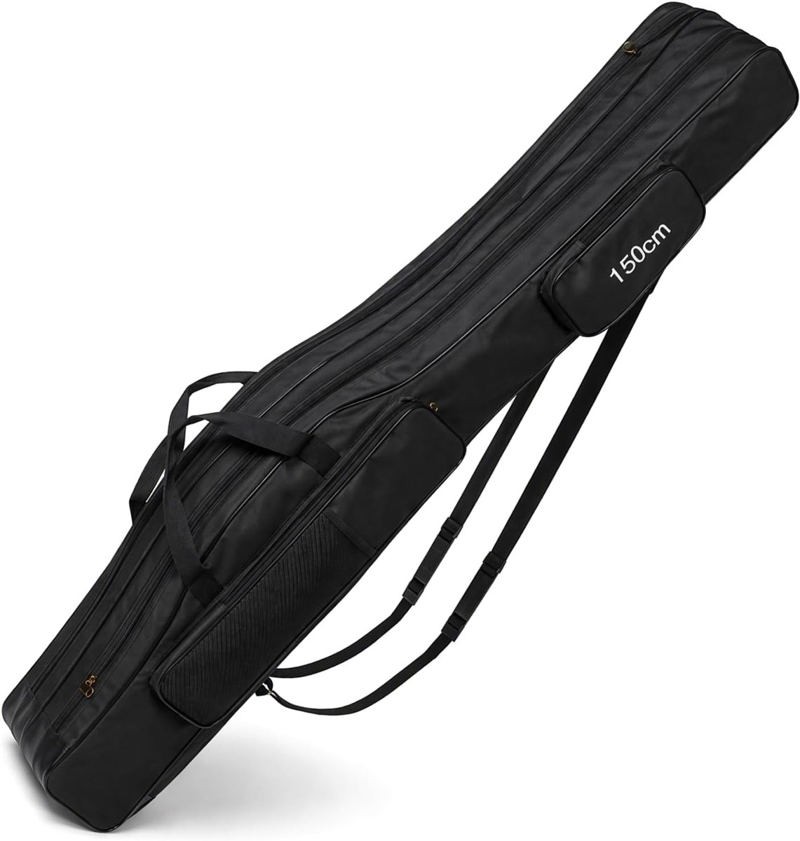 Hengeltas 150 cm - waterdicht 600D polyester - 3 vakken - ideale bescherming voor je visuitrusting - ShopVlot