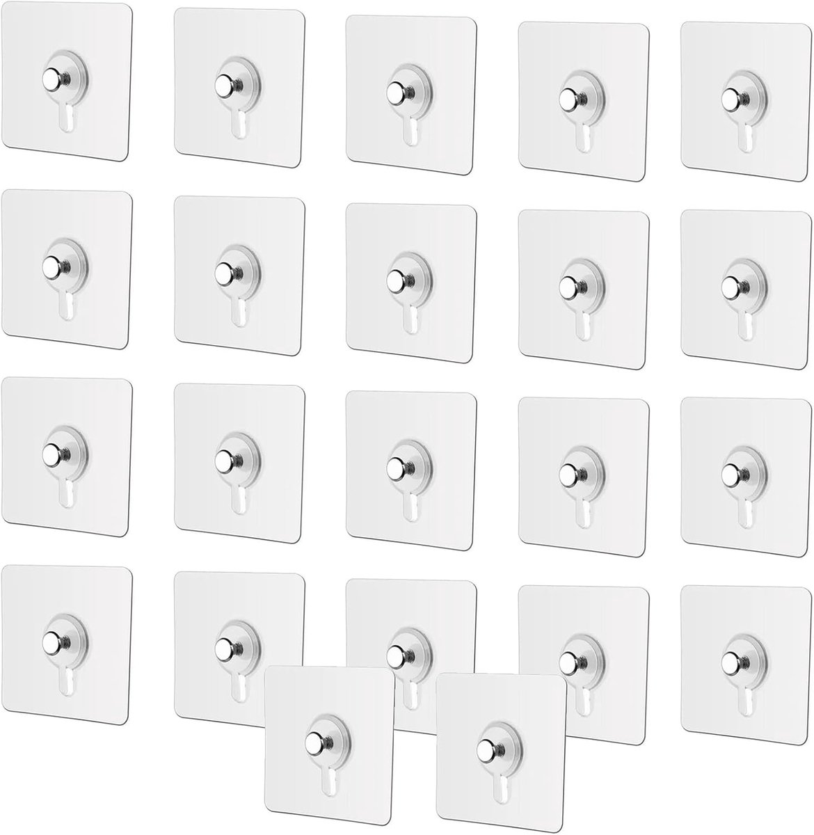 Foto haken set van 22 - Zelfklevende foto haken - Geen boren nodig - Voor het ophangen van foto's en posters - ShopVlot