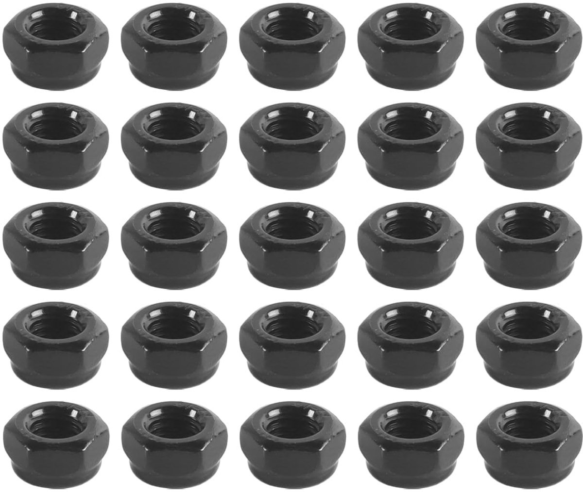 Zeskantige moeren M6 - roestvrij staal met nylon inzetstukken - zelfvergrendelend - ShopVlot