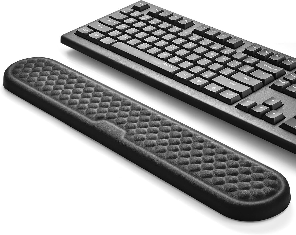 Polssteun voor computertoetsenbord, groot full-size toetsenbord, polssteun (17,3 x 3,1 x 0,8 inch) - ShopVlot