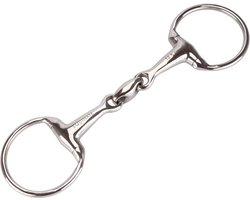 Equinate Olive head bit, stainless steel, 16 mm, double broken, 14.5 cm, anatomically shaped mouth-friendly teeth with - ShopVlot