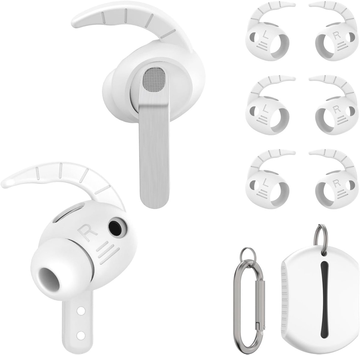 Silicone Earbuds Compatible with Samsung Galaxy Buds 4 Pro 2026, 3 Pairs of Non-Slip Protective Replacement Earbuds - ShopVlot